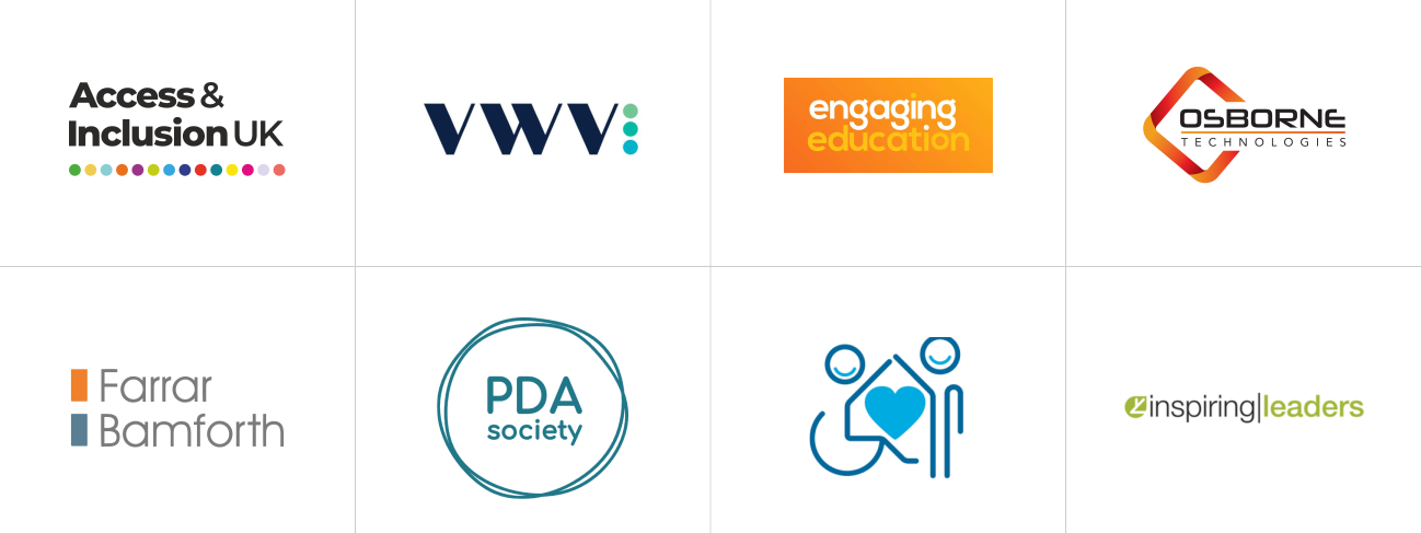 Logos of AccessHub partner organisations